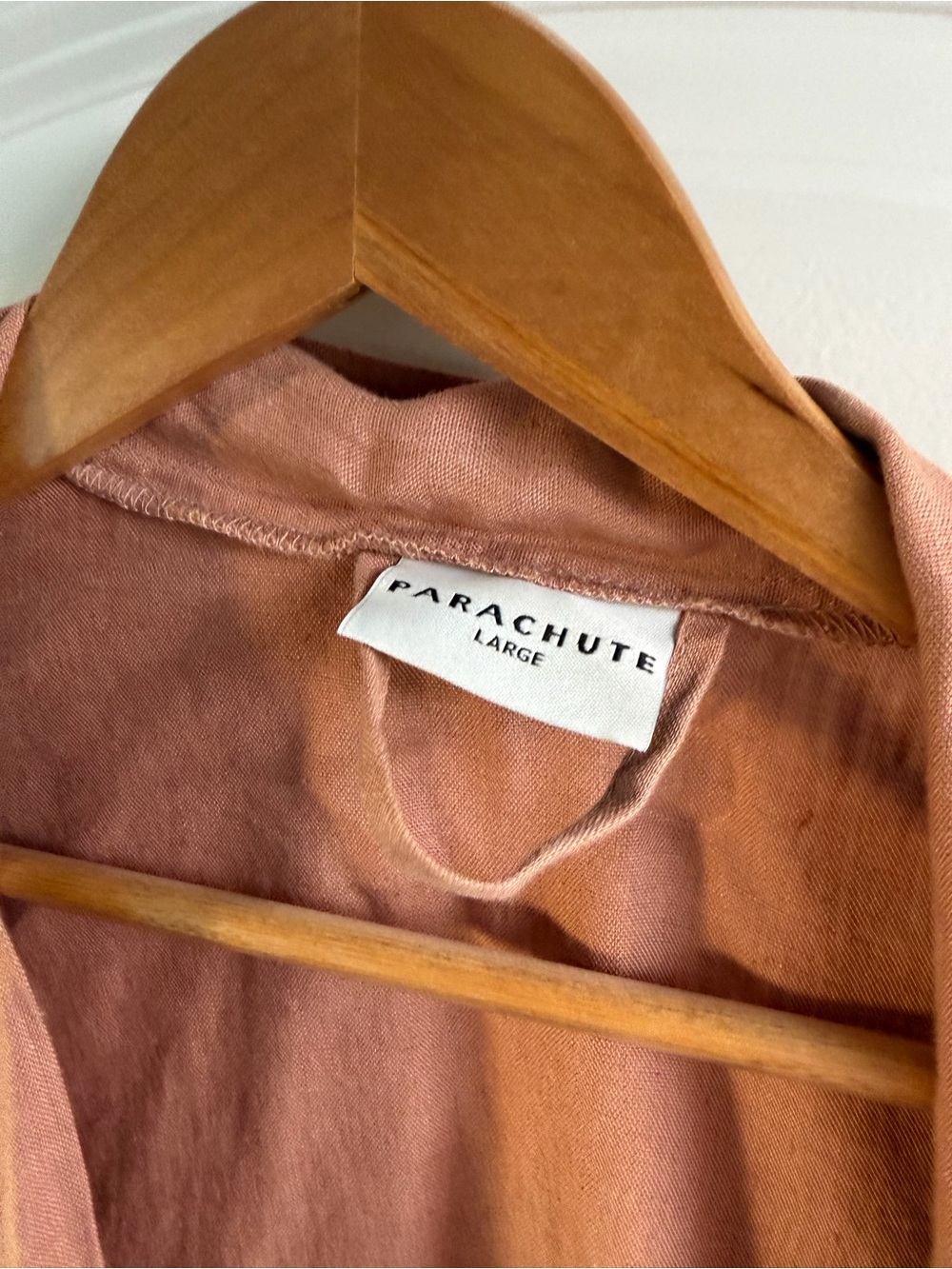 Parachute Linen Robe in Clay - Picture 4 of 4